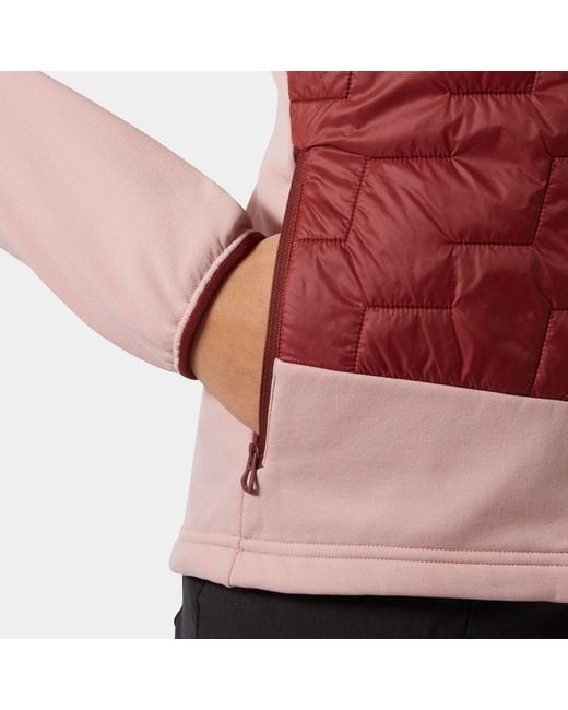 Helly Hansen Red Lifaloft Hybrid Insulator Jacket