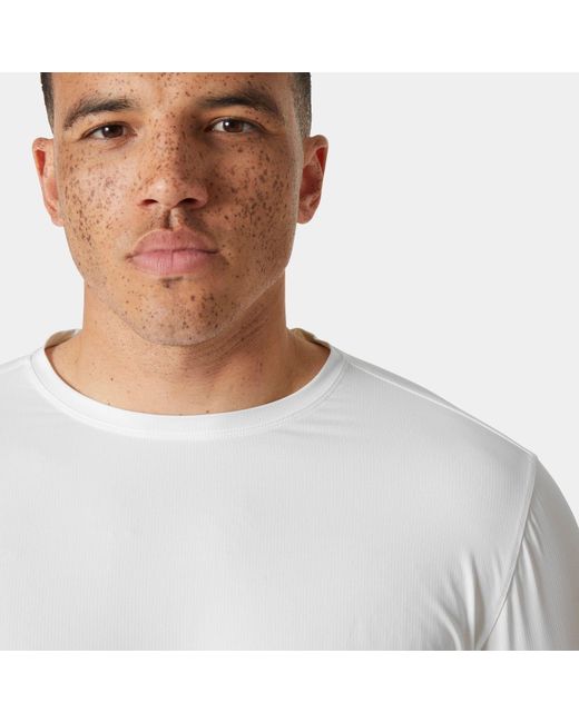 Helly Hansen White Shine Long Sleeve Crew for men