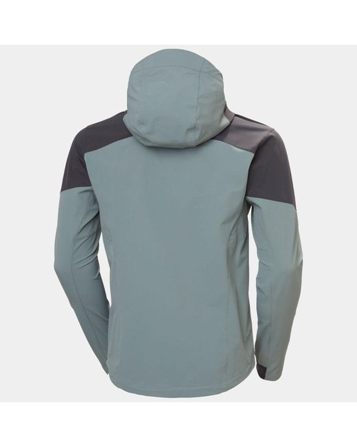 Helly Hansen Gray Blaze Hooded Softshell Jacket for men