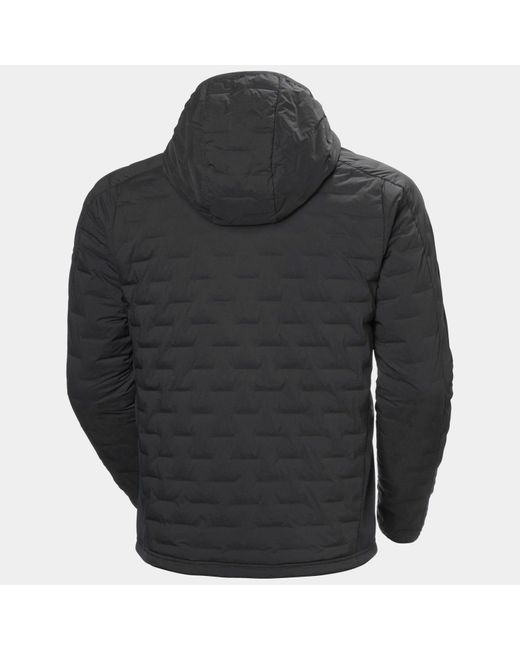 Helly Hansen Black Hp Hybrid Stretch Hooded Insulator for men
