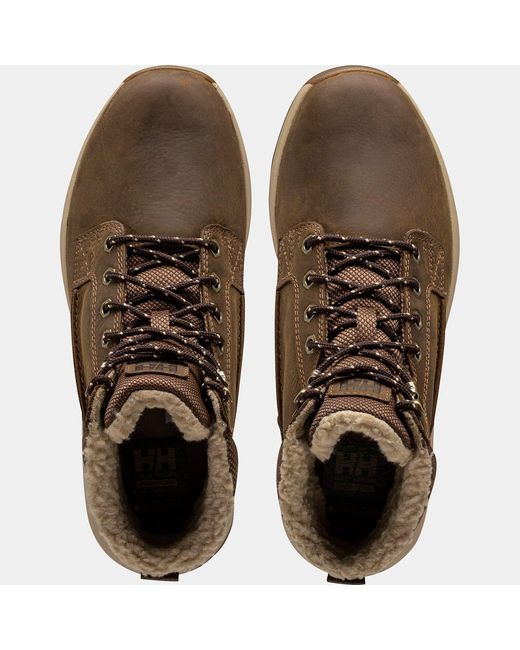 Helly Hansen Brown Kelvin Lx Waterproof Leather Boots for men