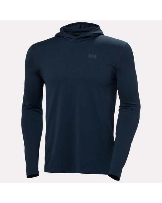 Helly Hansen Blue Lifa Active Solen Protective Hoodie for men