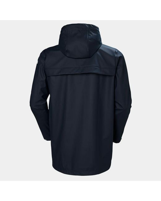 Helly Hansen Blue Moss Rain Coat for men