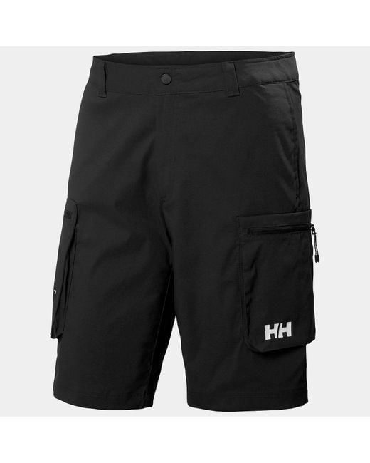Helly Hansen Black Move Quick-dry Shorts 2.0 for men