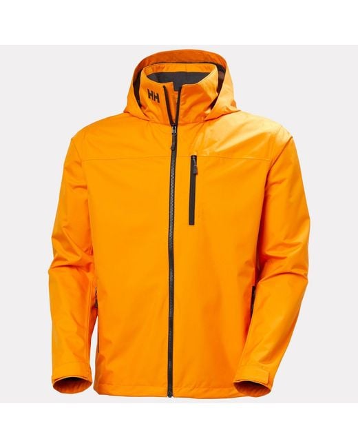 Helly Hansen Orange Crew Hooded Midlayer Jacket 2.0 for men