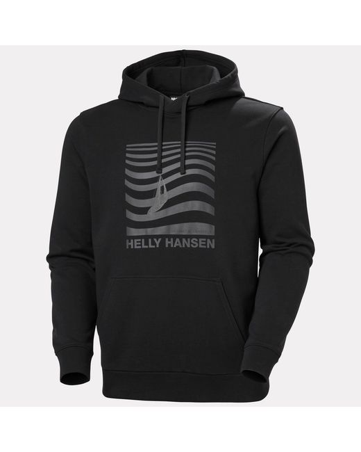 Helly Hansen Black Shoreline Hoodie for men