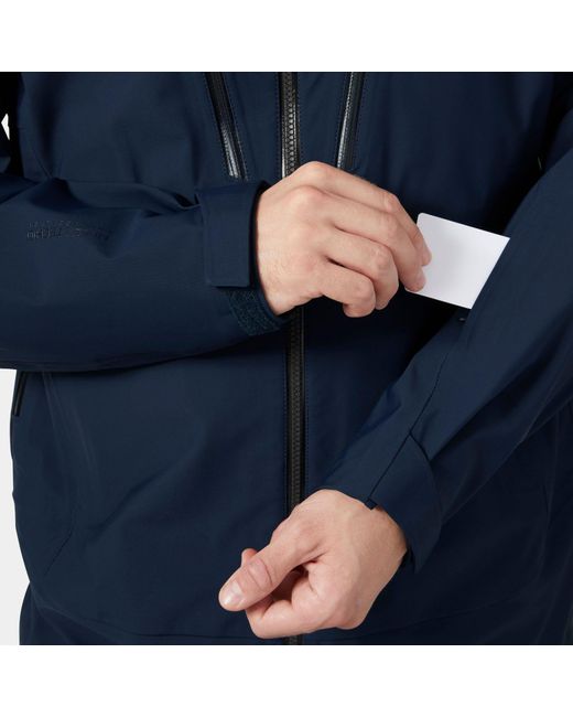 Helly Hansen Blue Alpha Long Ski Shell for men