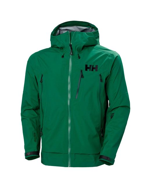 Helly Hansen Green Odin 9 Worlds 2.0 Shell Jacket - Mountain Jacket for men
