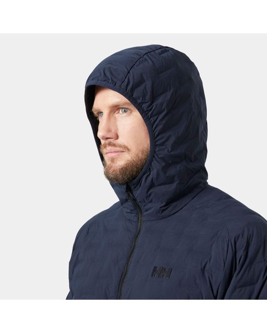 Helly Hansen Blue Hp Hybrid Stretch Hooded Insulator for men