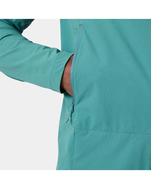 Helly Hansen Green Blaze Hooded Softshell Jacket for men