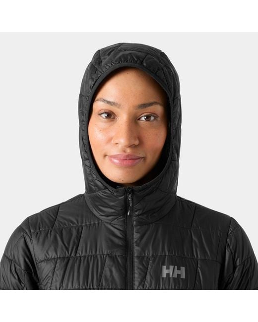 Helly Hansen Black Lifaloft Hooded Insulator