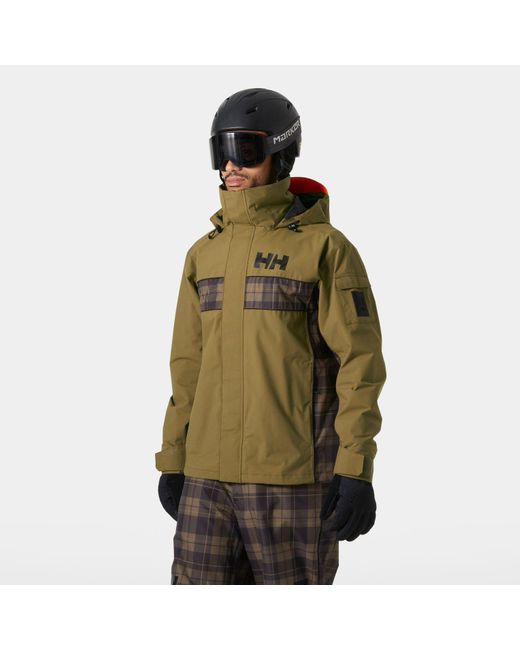 Ullr D Shell Jacket Helly Hansen de color Green