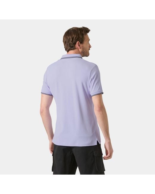 Helly Hansen Purple Kos Marine Quick-Dry Polo for men