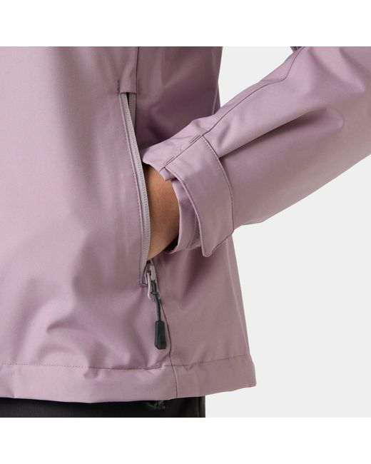 Helly Hansen Purple Crew Hooded Midlayer Sailing Jacket 2.0