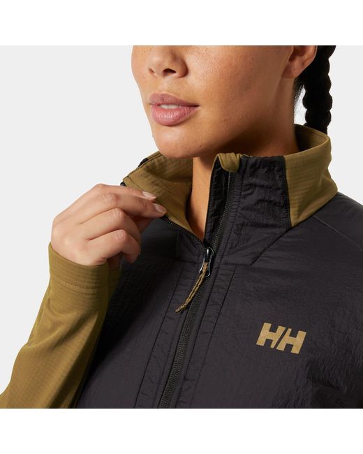 Helly Hansen Green Versalite Hybrid Fleece Jacket