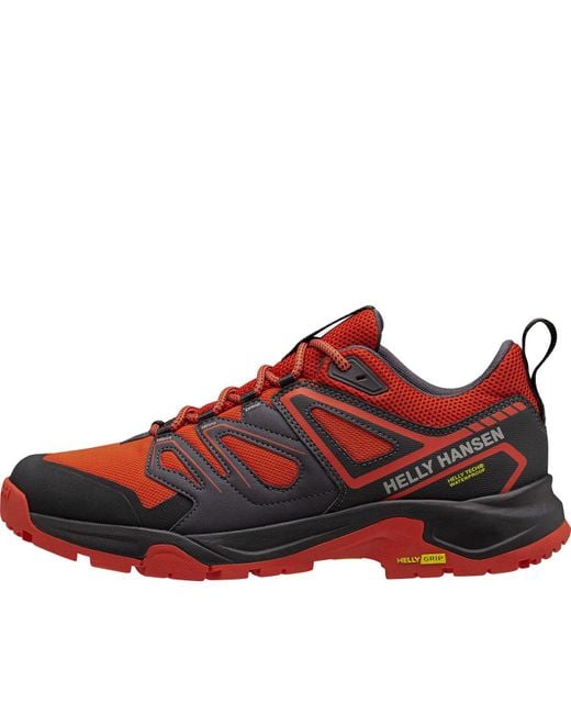 Helly Hansen Red Stalheim Helly Tech® Waterproof Hiking Shoes Orange for men