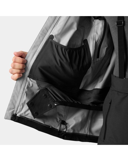 Helly Hansen Black Sogn Patrol Shell Jacket for men