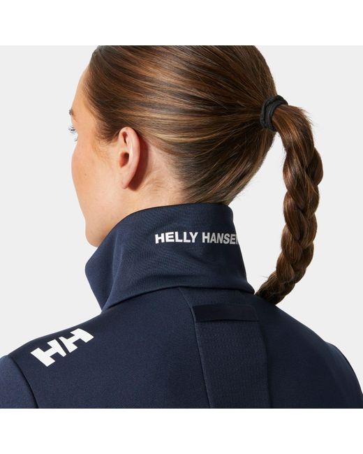 Helly Hansen Blue Crew Smooth Slickface Fleece Jacket