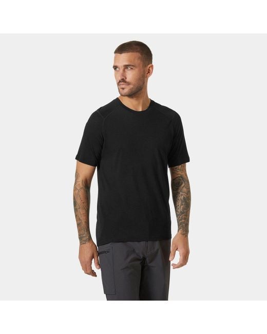 Helly Hansen Black Durawool T-Shirt