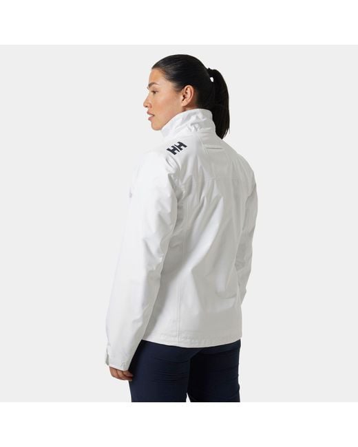 Helly Hansen Gray Damen Crew Midlayer-Segeljacke 2.0