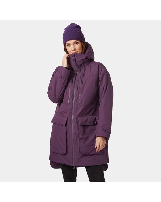 Helly Hansen Purple Helly-hansen Maud Parka Jacket