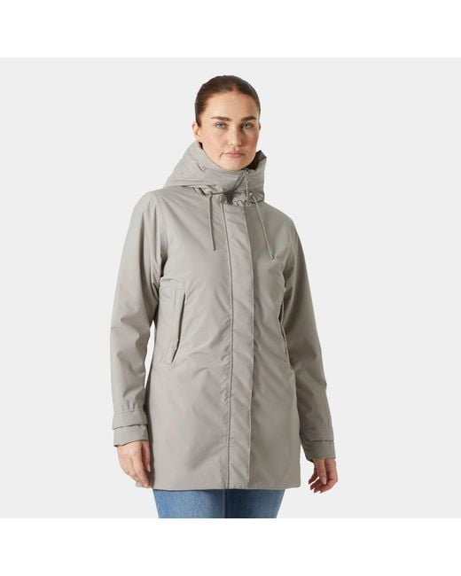 Helly Hansen Gray Victoria Insulated Mid Rain Jacket