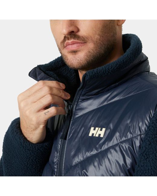 Helly Hansen Blue Village Hybrid Jacket for men