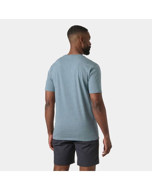 Helly Hansen Blue Hh Tech Logo T-Shirt for men