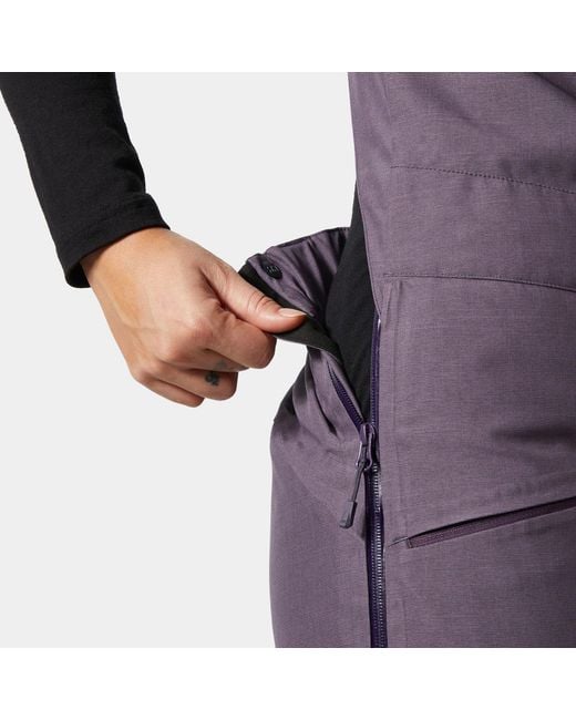 Helly Hansen Blue Powderqueen Bib Pants 2.0 for men
