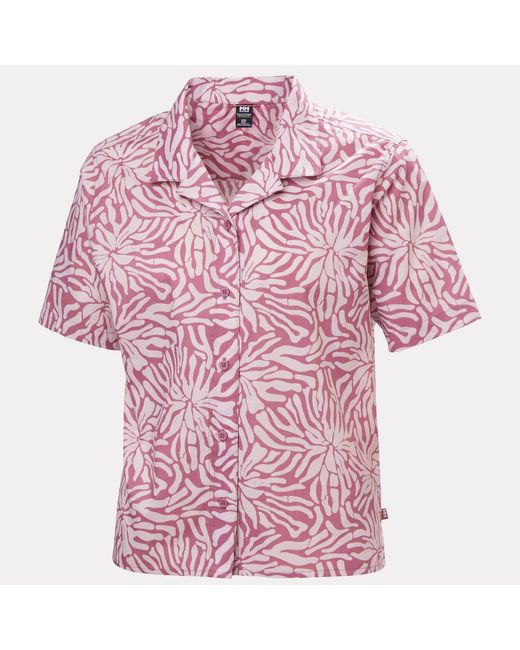 Helly Hansen Red Holmen Short Sleeve Shirt
