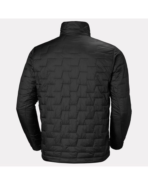 Helly Hansen Black Lifaloft Hooded Insulator Jacket for men