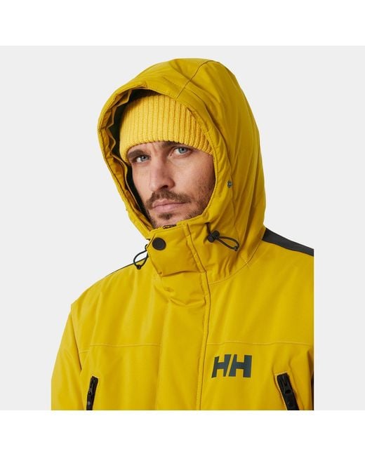 Helly Hansen Yellow Reine Parka Jacket for men