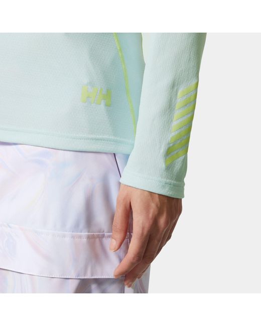 Helly Hansen Blue Lifa Active Crew Lightweight Base Layer