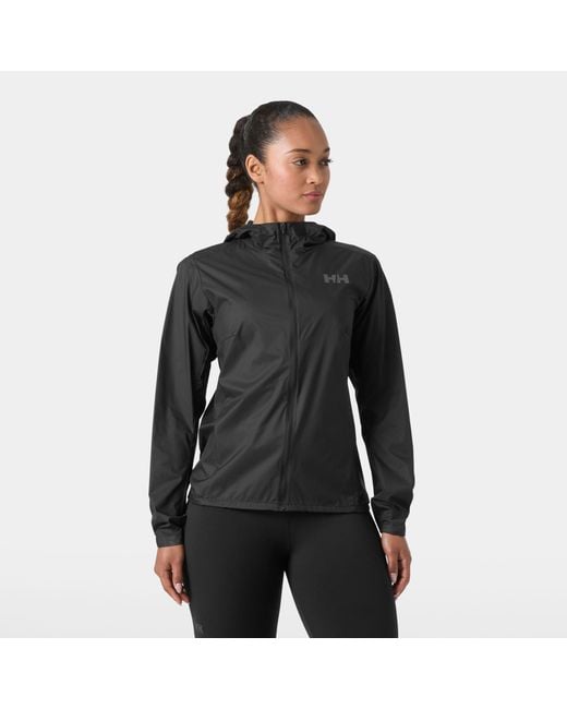 Helly Hansen Black Trail Windbreaker Jacket
