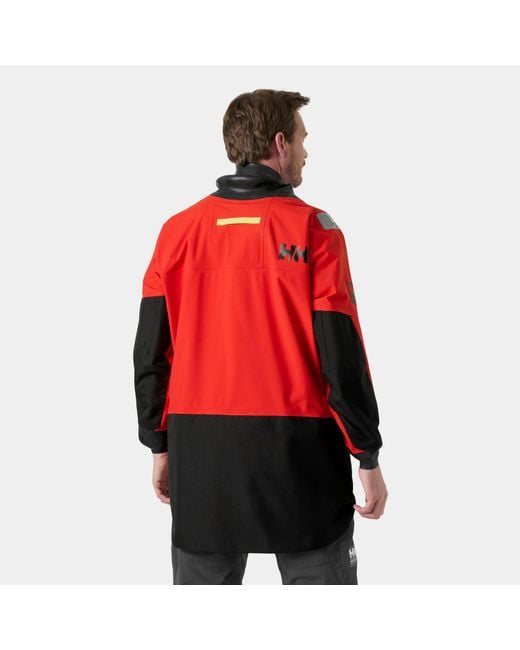 Helly Hansen Red Aegir Ocean Smock Top