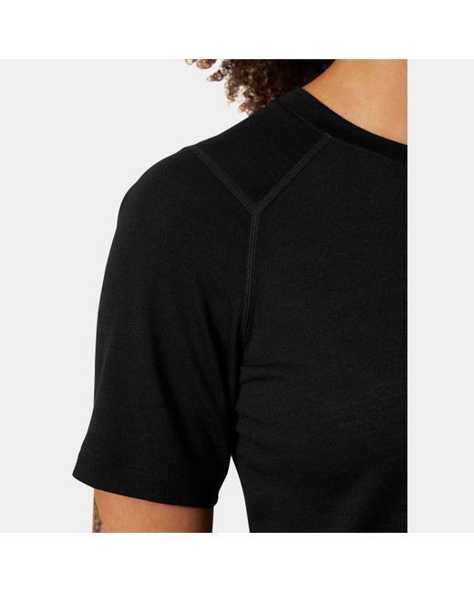 Helly Hansen Black Hh Durawool T-Shirt
