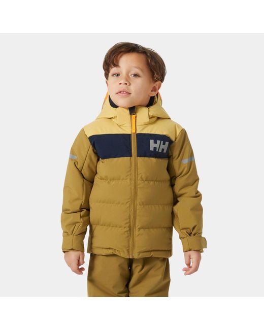 Helly Hansen Green Kid'S Vertical Insulated Ski Jacket