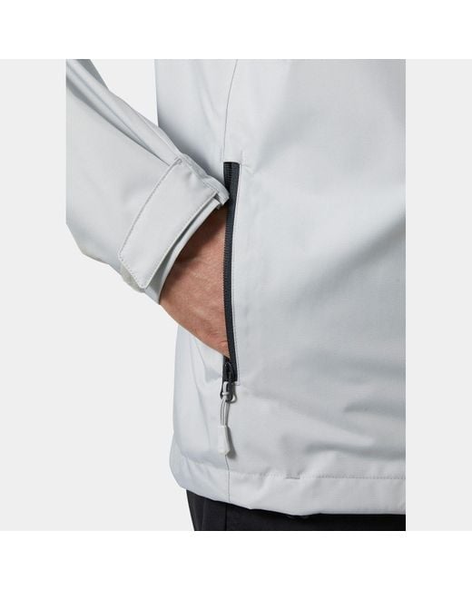 Helly Hansen Gray Crew Jacket 2.0 for men