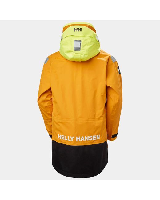 Helly Hansen Yellow Aegir Ocean Sailing Jacket for men