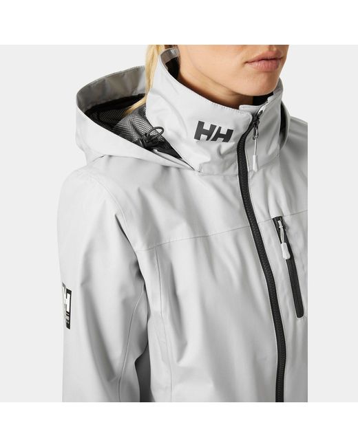 Helly Hansen Gray Crew Hooded Jacket 2.0