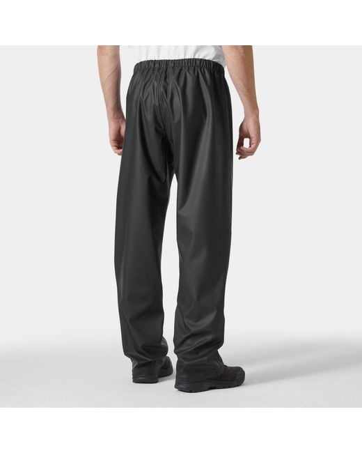 Helly Hansen Black Moss Durable Shell Pants for men