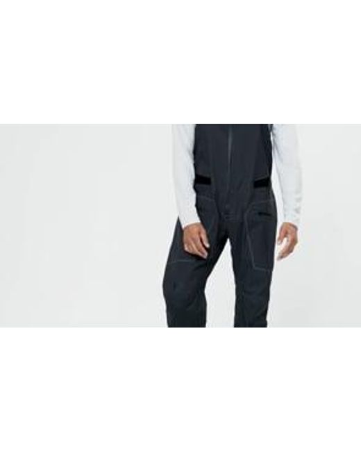 Helly Hansen Black Hp Foil Pro Sailing Salopette for men