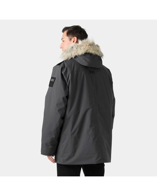 Helly Hansen Gray Reine Winter Parka for men