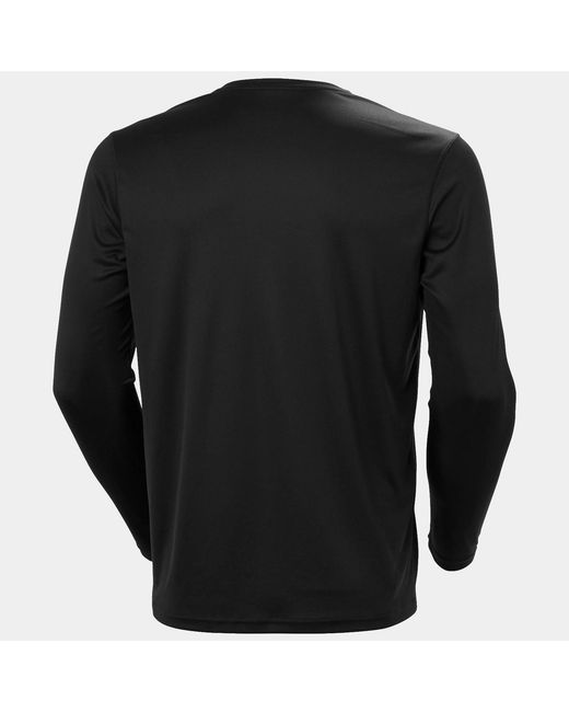 Helly Hansen Black Tech Crew Long Sleeve 2.0 for men