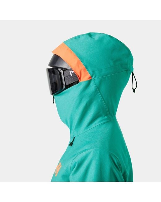 Helly Hansen Blue Powderqueen 3.0 Durable Ski Jacket
