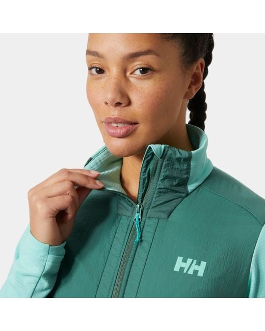 Helly Hansen Green Versalite Hybrid Fleece Jacket