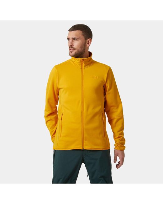 Helly Hansen Yellow Alpha Zero Fleece Outdoor Jacket for men