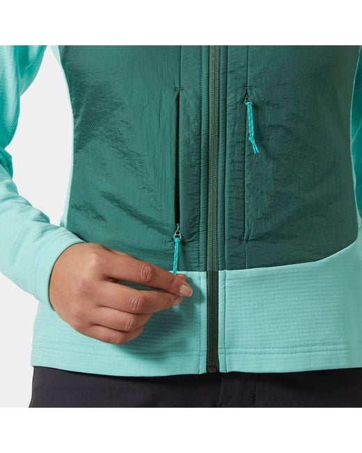 Helly Hansen Green Versalite Hybrid Fleece Jacket