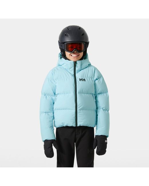 Juniors' Nora Short Puffy Giacca Da Sci Blu di Helly Hansen in Blue