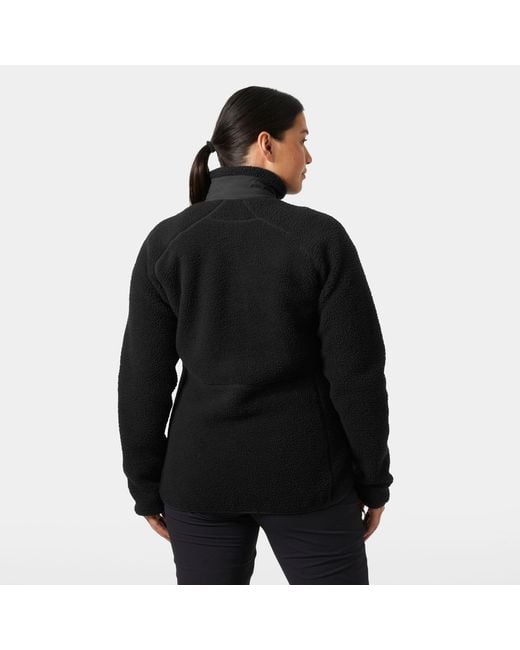 Helly Hansen Black Imperial Pile Fleece Block Jacket